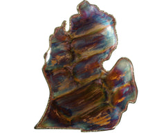 Copper Art Lower Michigan Wall Decor Large