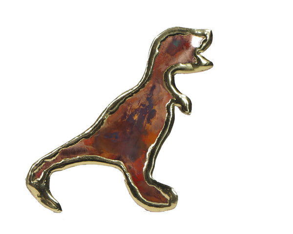 Copper Art T-Rex magnet
