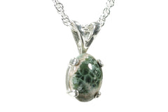 Greenstone  8 x 6mm Pendant 4521