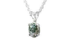 Greenstone  8 x 6mm Pendant 4521