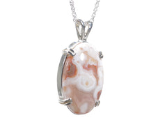 lake Superior Agate Pendant 24mm x 16mm  4534