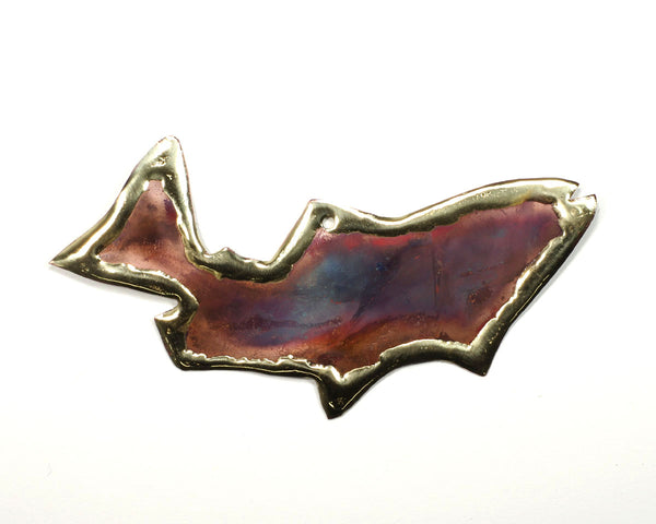 Copper Art Fish Magnet
