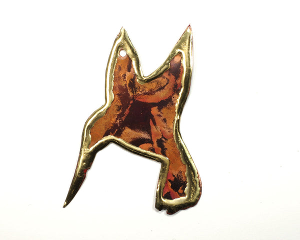 Copper Art Hummingbird Ornament