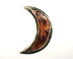 Copper Art Moon Ornament