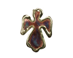 Copper Art Angel Ornament Small