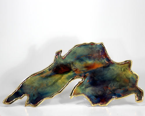 Copper Art Small Lake Superior Wall Decor