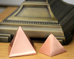 Solid Copper Pyramid - Large