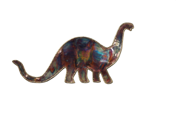 Copper Art Brontosaurus Wall Decor Small