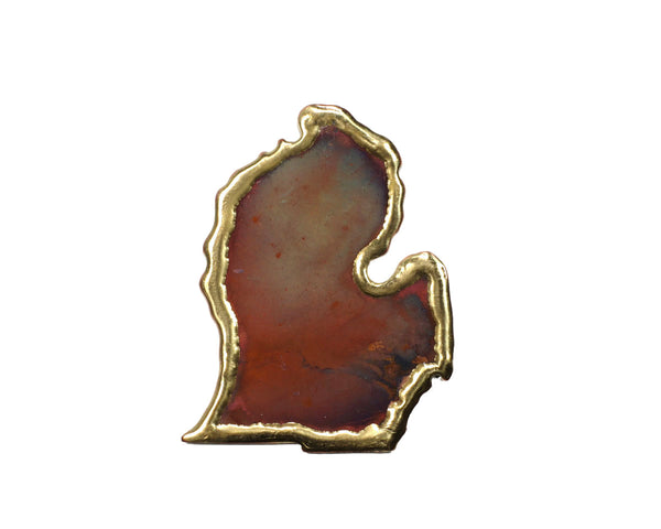 Copper Art Lower Michigan Magnet Small