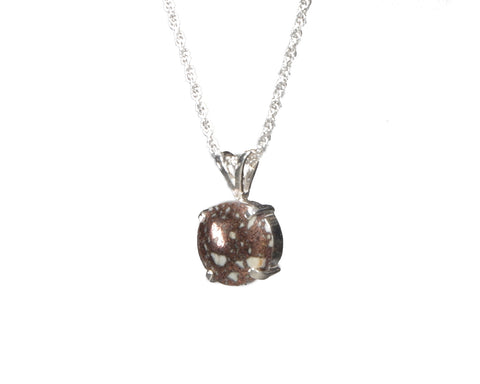 Copper Firebrick  10mm pendant   4964