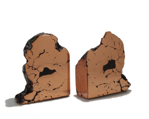Float Copper Bookends   3310