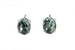 Greenstone Earrings 10x8mm  4453
