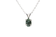 Greenstone  Pendant 8 x6mm  4556