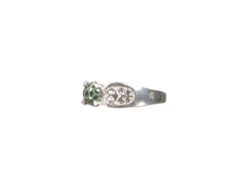 Greenstone Ring  6mm Filigree setting