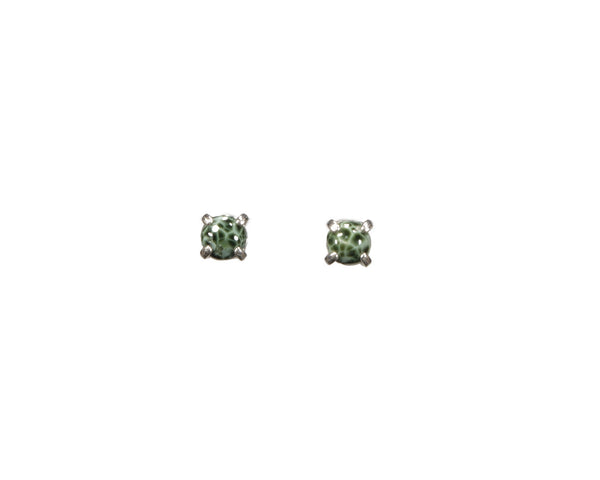 Greenstone Earrings 5mm  4908