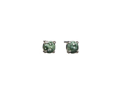 Greenstone Earrings  7 mm  4950