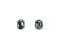Greenstone Earrings 8x6mm  4957