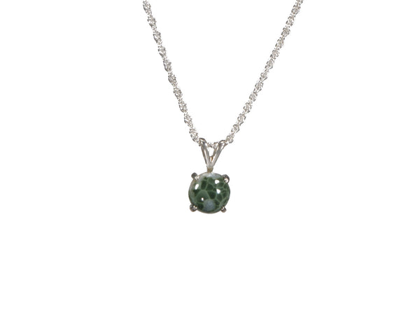 Greenstone  Pendant 7mm  4914