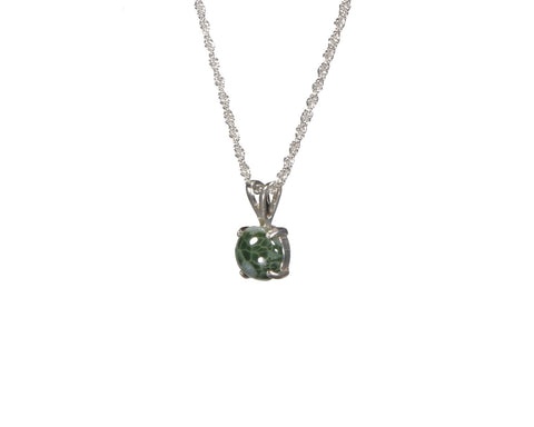 Greenstone  Pendant 7mm  4914