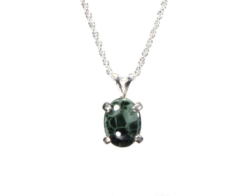 Greenstone  Pendant  10 x 8mm  4919