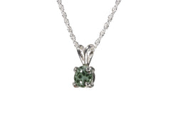 Greenstone S.S. 6mm Round Pendant  5315