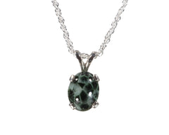 Greenstone  9 x 7mm Pendant 5319