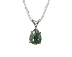 Greenstone S.S. 9X7 Teardrop Pendant 5322