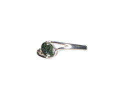 Greenstone Ring  7 x 5mm  Split-V setting  4980