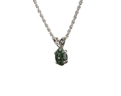 Greenstone  7mm x 5mm Pendant