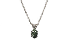 Greenstone  7mm x 5mm Pendant