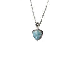 Larimar Pendant 10 x 10mm Trillion Style  5115
