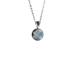 Larimar Pendant 10mm Round  5119