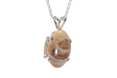 Lake Superior Agate Pendant 18mm x 12mm  4531
