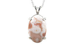 lake Superior Agate Pendant 24mm x 16mm  4534