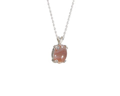 Lake Superior Agate Pendant 12 x 10mm  4614