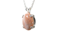 Lake Superior Agate Pendant 15x12mm  4528
