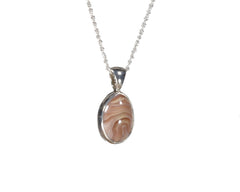 Lake Superior Agate 15 x 10mm Pendant  5387