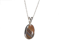Lake Superior Agate 20 x 12mm Pendant  5394