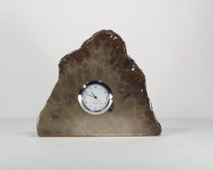 Petoskey Stone Mini Quartz Clock Medium 98  5254