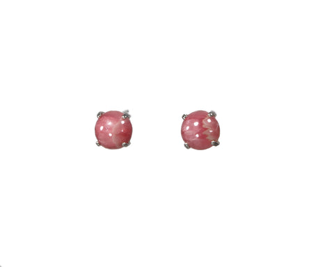 Rhodocrosite round Pendant and Earring set 5064