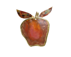 Copper Art Apple Ornament