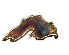 Copper Art Lake Superior Ornament