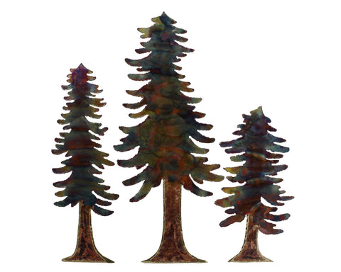 Copper Art Pine Tree Small