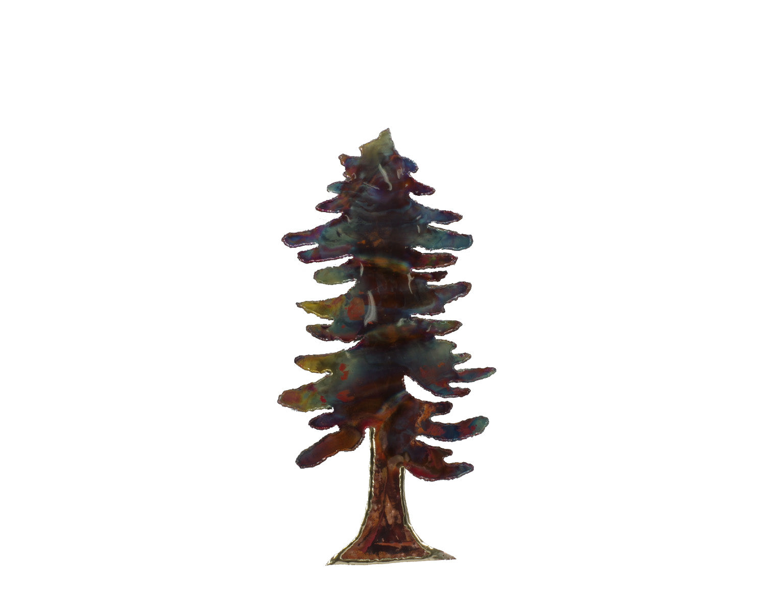 Small Copper Shield Tree Copper Art Pine Tree Small – Keweenaw Gem and Gift