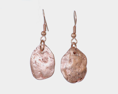 Native Copper Nugget Earrings