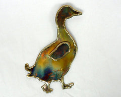 Copper Art Small Walking Goose
