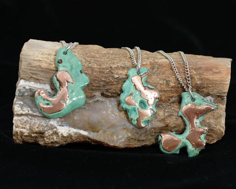 Splash Copper Pendant