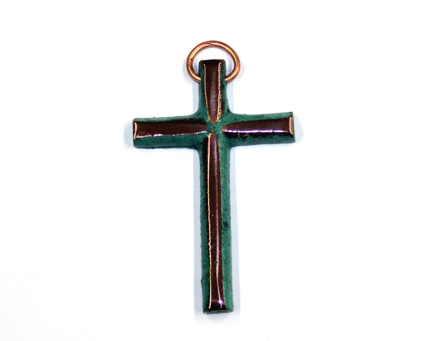 Solid Copper Cross - Mini #1