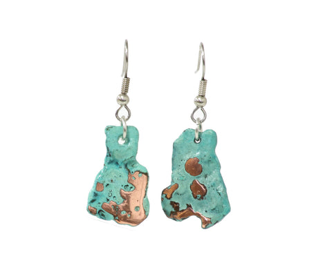 Splash Copper earrings