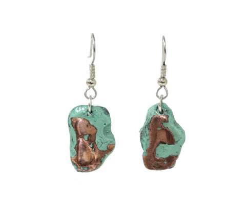 Splash Copper earrings